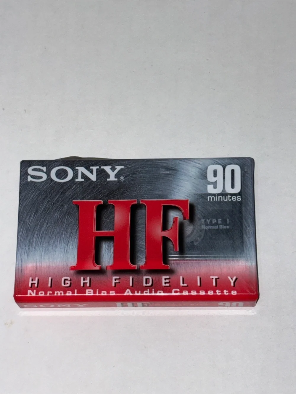 Sony HF 90 Blank Audio Cassettes - Red and Silver Packaging (7 Pack) New